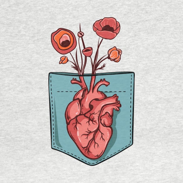 Heart Pocket by Pocket Puss